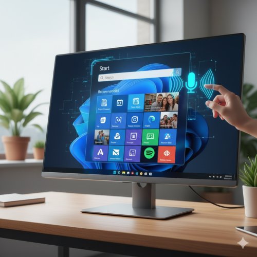 ويندوز 11 يزداد ذكاءً: قائمة "ابدأ" تتطور وتسهيلات جديدة للبحث والكتابة الصوتية في البناء التجريبي 26120.6982