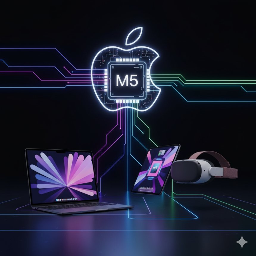 رقاقة M5 من Apple على الأبواب: إطلاق أجهزة MacBook Pro و iPad Pro و Vision Pro الجديدة هذا الأسبوع!