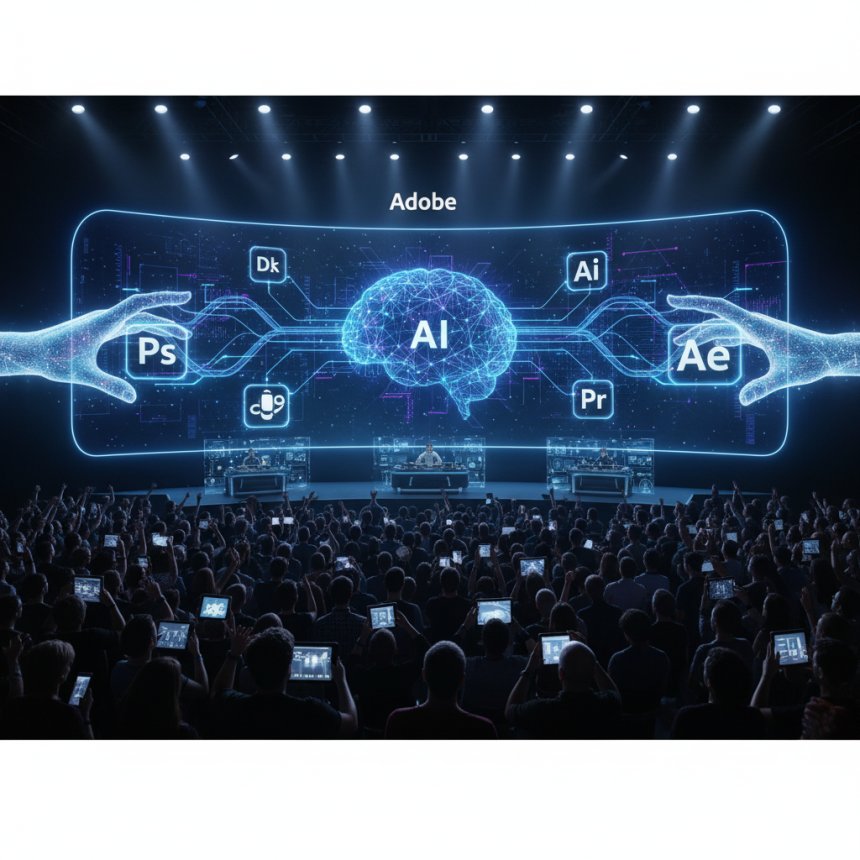 مؤتمر Adobe MAX يؤكد: أدوبي تتحول إلى "نظام التشغيل الإبداعي" بقيادة الذكاء الاصطناعي التوليدي