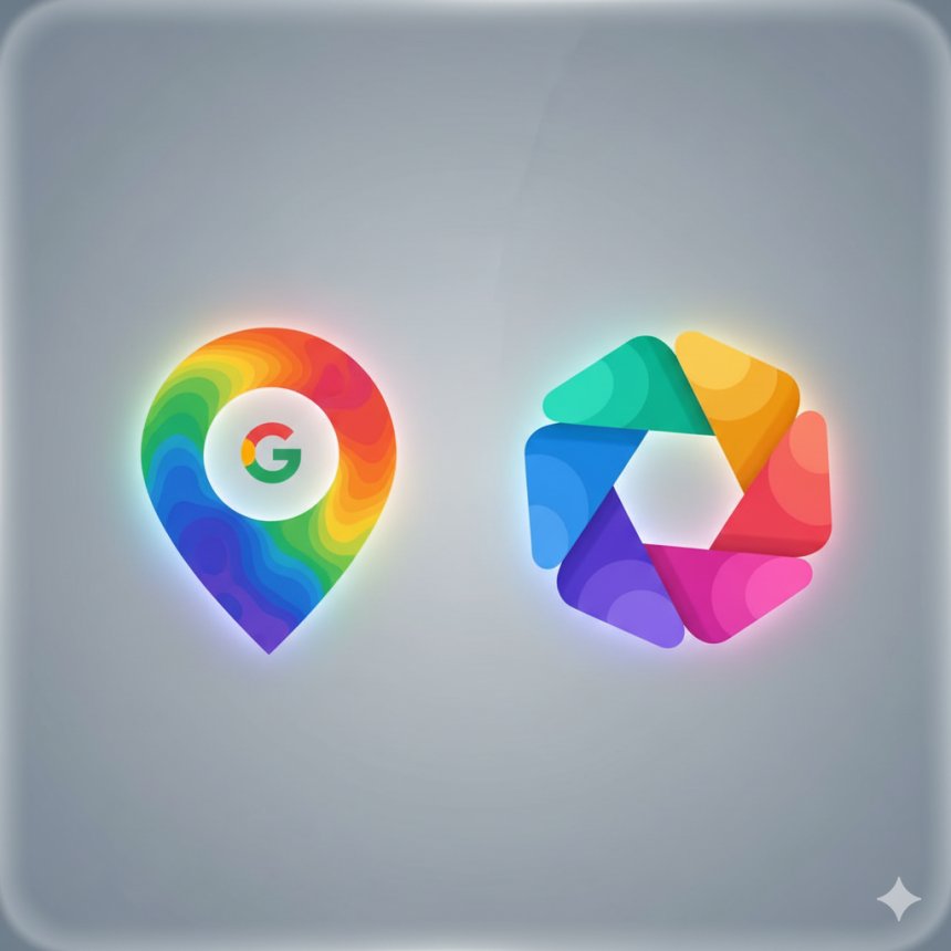 أيقونات جديدة لتطبيقات Google Maps وGoogle Photos بتصميم "التدرج اللوني" المستوحى من الذكاء الاصطناعي