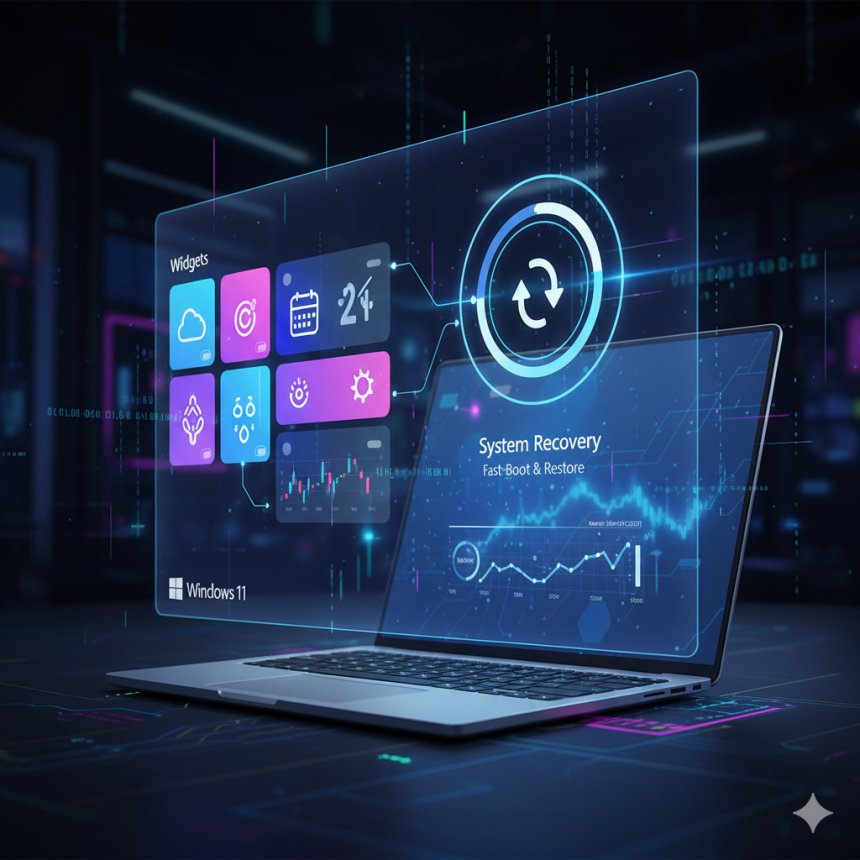 تحديثات جديدة لـ Windows 11 للمطورين: تحسينات على "الودجات" وخاصية "التعافي السريع" للنظام