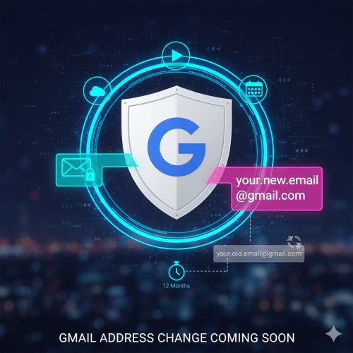 جوجل قد تسمح لك بتغيير عنوان بريدك الإلكتروني في Gmail قريباً!